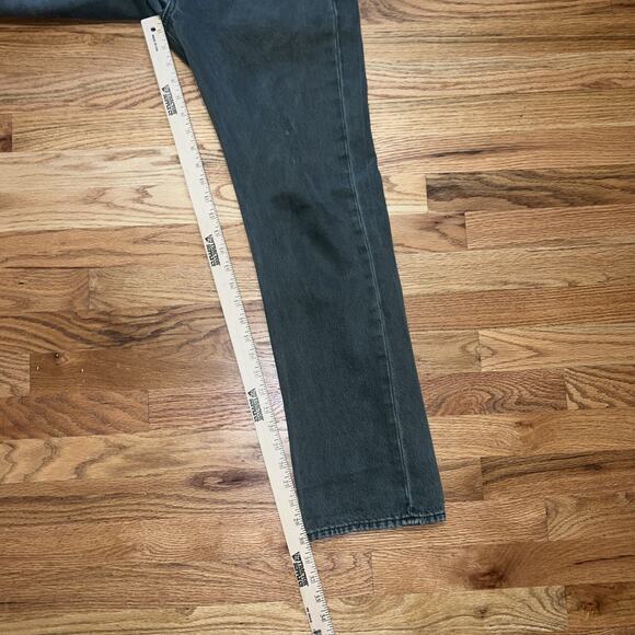 Vintage Levi’s Jeans 30x30 Green 501 Button Fly Straight Denim Pants USA 90s - Picture 9 of 14